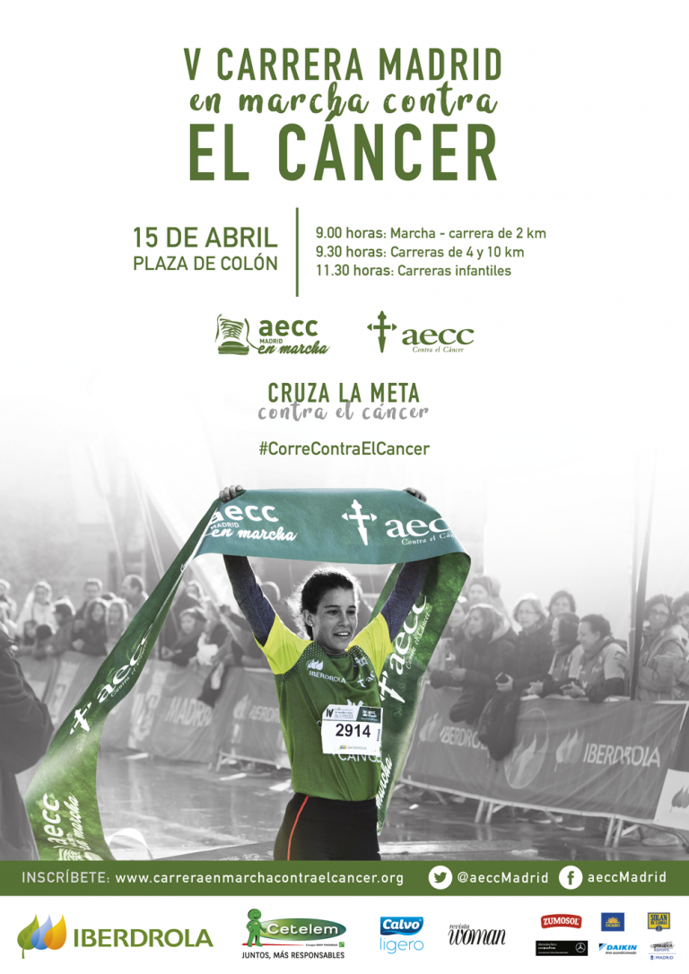 V EDICIÓN DE LA CARRERA POR LA LUCHA CONTRA EL CÁNCER AECC EN MADRID
